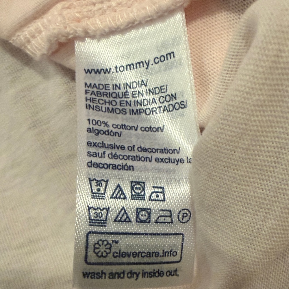 NWOT-Tommy Hilfiger Light Pink Kids T-Shirt - Picture 7 of 7